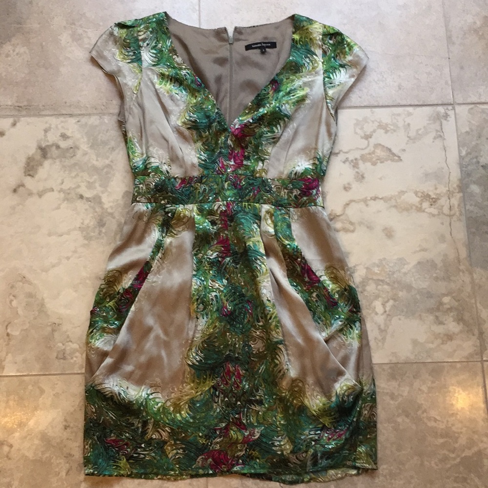 Nanette Lepore cap sleeve silk dress